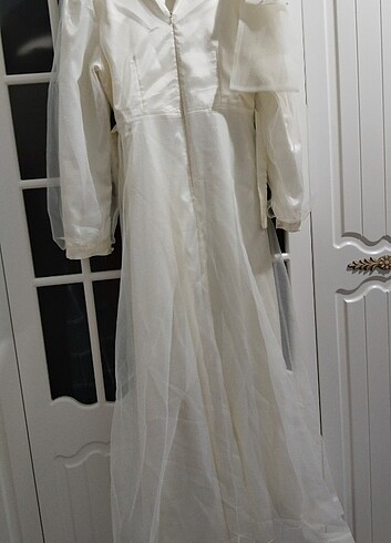 44 Beden beyaz Renk Nikah elbisesi