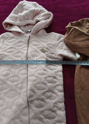 Kız Bebek Kapüşonlu  Tulum - Görsel 6