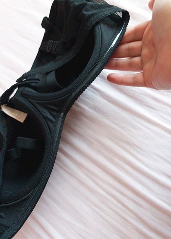 Penti siyah telli desteksiz sütyen - Görsel 6