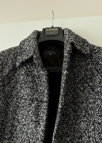 Gri Dokulu Kadın Kaban - Görsel 2