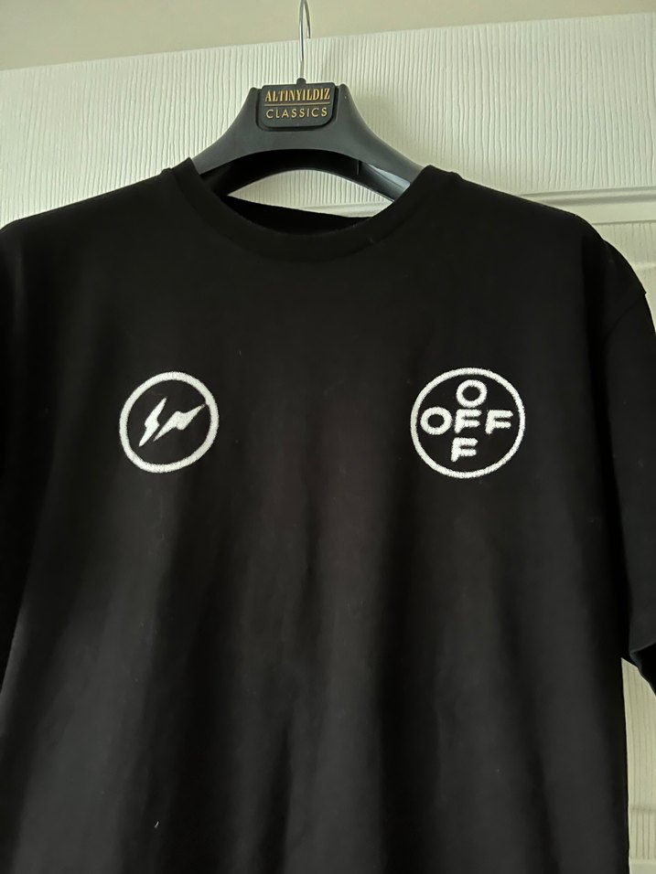 Off-White x Fragment Orijinal Tişört - Görsel 4