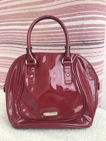 Anne clein red cherry çanta