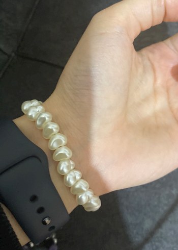 Diğer Beyaz Boncuklu Minimalist Bileklik