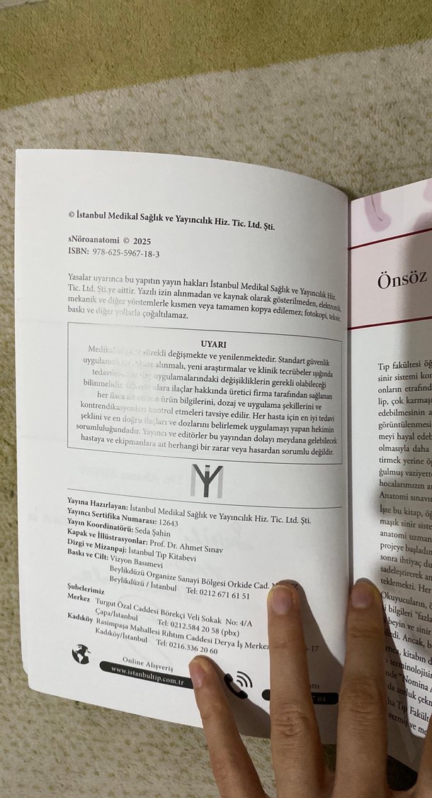 Nöroanatomi Kitabı Prof. Dr. Ahmet Sınav - Görsel 5