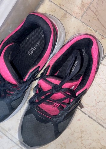 Adidas Pembe Siyah Bağcıklı Kadın Spor Ayakkabı - Görsel 5