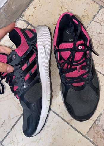Adidas Pembe Siyah Bağcıklı Kadın Spor Ayakkabı - Görsel 2