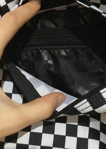 Vans Kadın Siyah Beyaz Kareli Sırt Çantası - Görsel 2