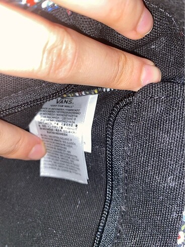 Vans küçük kanvas çanta omuz çantası - Görsel 6