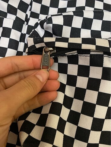  Beden Vans çanta kareli damalı çanta