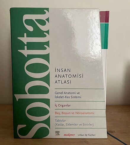  Sobotta anatomi atlası 4 cilt