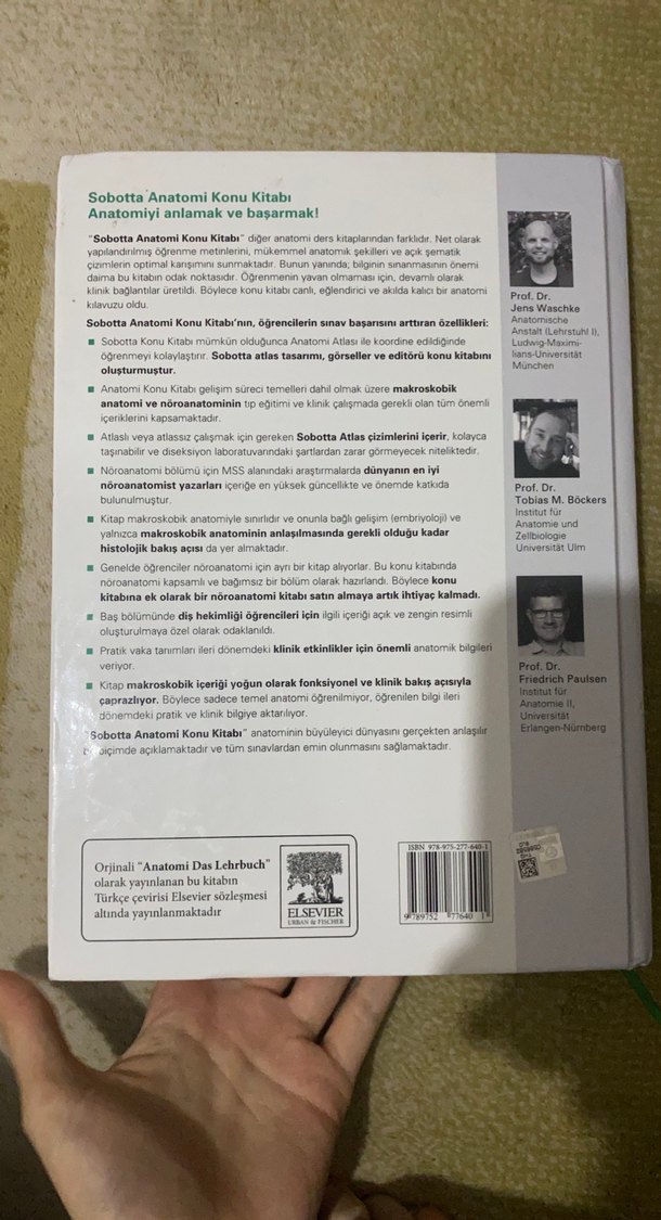 Sobotta Anatomi Konu Kitabı - Görsel 3