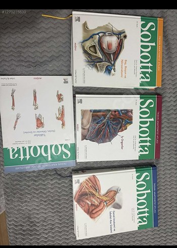 Sobotta Anatomi Kitap Seti atlas