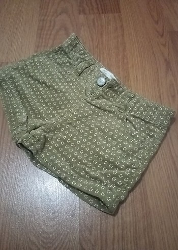 Zara Düğmeli Mini Şort Zara 2-3 yas