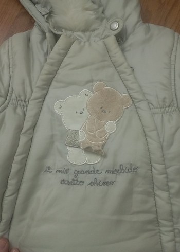 Gri Kürklü Bebek kışlık Tulum - Görsel 2