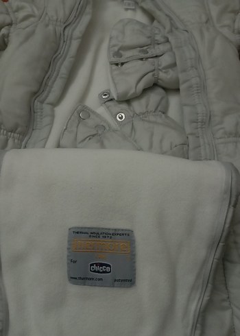 Gri Kürklü Bebek kışlık Tulum - Görsel 3