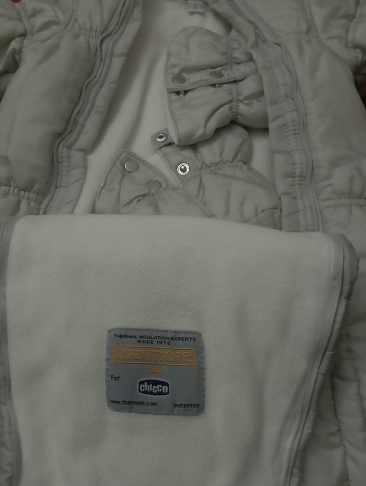 Gri Kürklü Bebek kışlık Tulum - Görsel 3