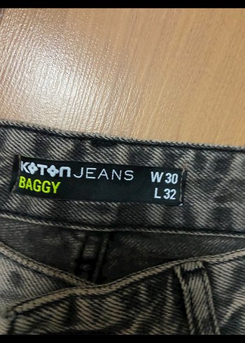 Gri Rahat Kesim erkek Midi Denim Pantolon - Görsel 2