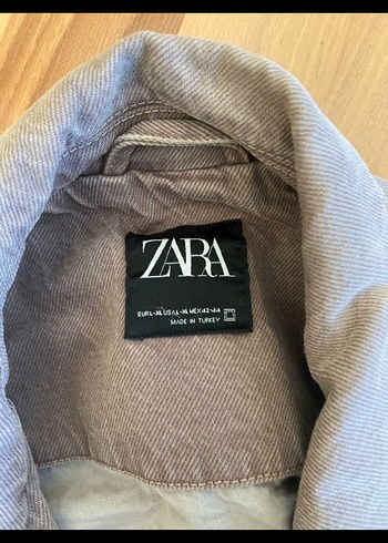 Gri erkek Denim Ceket Bol Kesim - Görsel 2