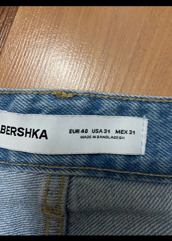 Erkek Mavi Loose Fit Midi Kot Pantolon - Görsel 2