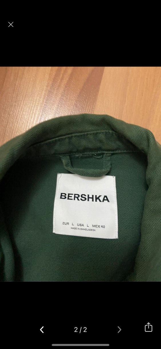 Fermuarlı Yeşil Denim erkek Ceket - Görsel 2