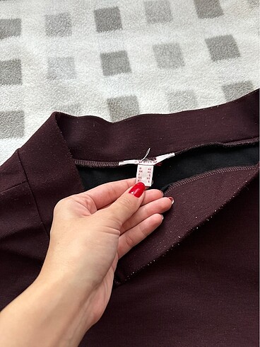 xs Beden bordo Renk çan etek