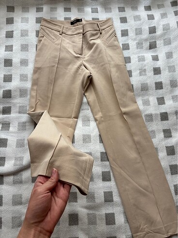36 Beden camel Renk kumaş pantolon