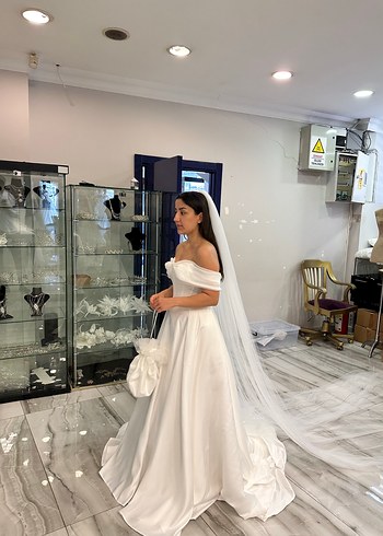 ÖZEL DİKİM SATEN GELİNLİK