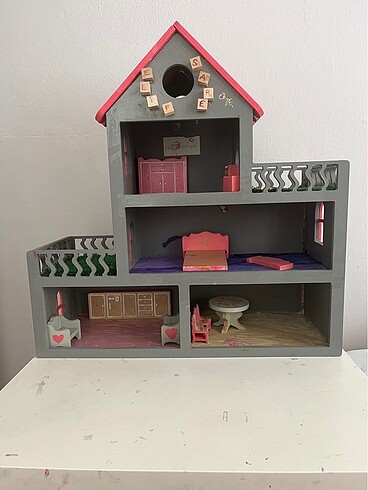 Ahşap Oyun Barbie Evi