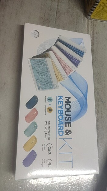 Mini bluetooth klavye mouse seti 