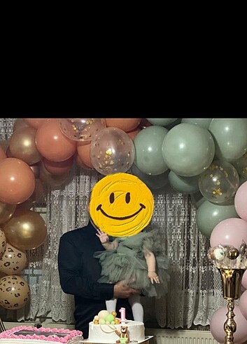 Baby&Kids Kabarık prenses model çağla yeşili doğum günü elbisesi