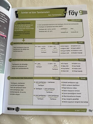  Beden Türkçe Tudem 6.sınıf