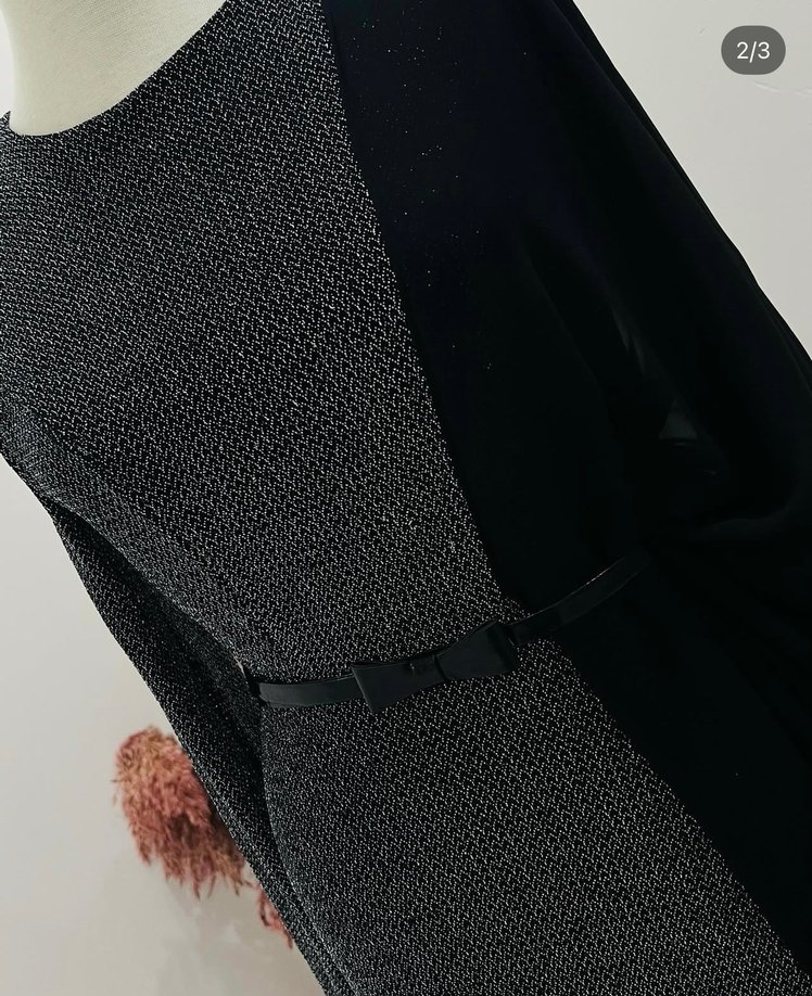 Kol Detaylı Simli Abiye - Görsel 2