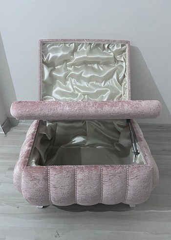 Kadife İnci Detaylı Sandık - Görsel 5