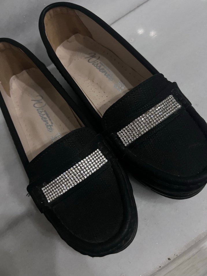 Taş Detaylı Dolgu Topuk Babet - Görsel 5