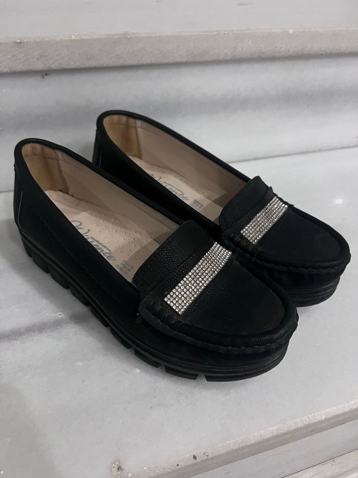 Taş Detaylı Dolgu Topuk Babet - Görsel 2