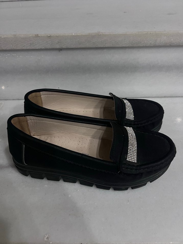 Taş Detaylı Dolgu Topuk Babet - Görsel 3