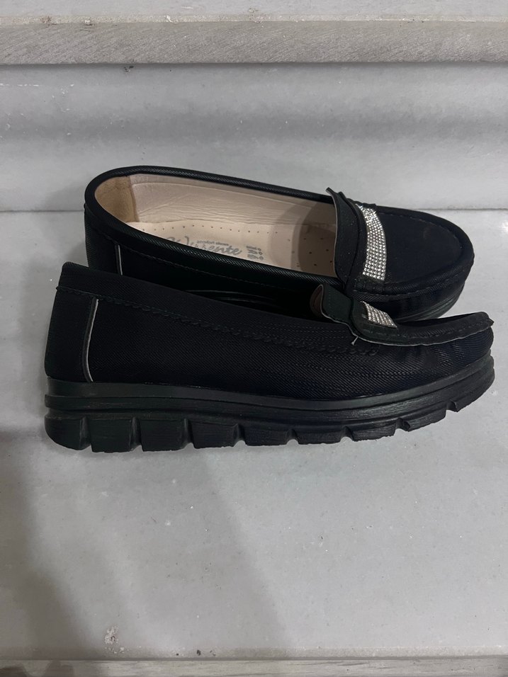 Taş Detaylı Dolgu Topuk Babet - Görsel 4