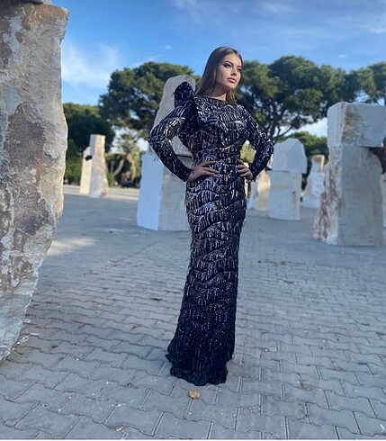 Payetli Abiye - Görsel 2