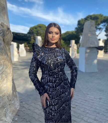 Payetli Abiye - Görsel 4