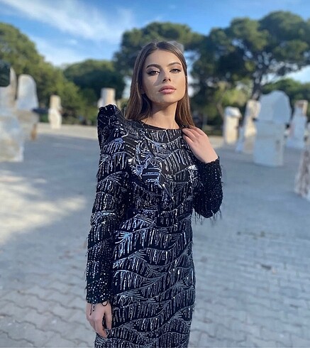 Payetli Abiye - Görsel 5