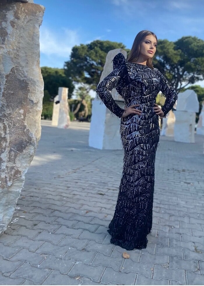 Payetli Abiye - Görsel 2