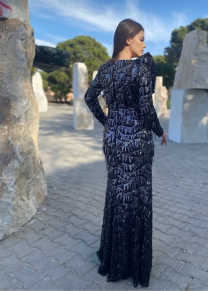 Payetli Abiye - Görsel 3