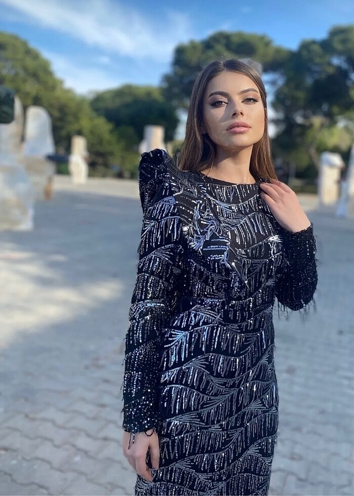 Payetli Abiye - Görsel 5