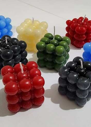  Beden çeşitli Renk Büyük bubble mum 