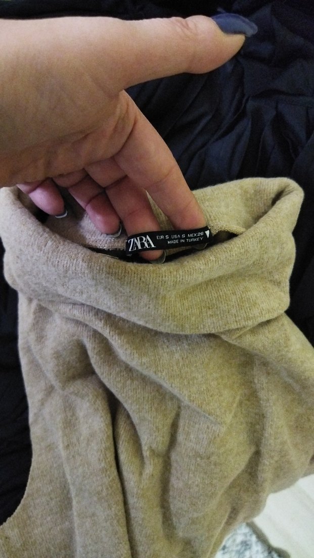 Bej Midi Hamile Kalem Etek - Görsel 4