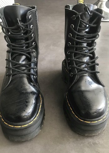 DR Martens Siyah Platform Topuklu Bot