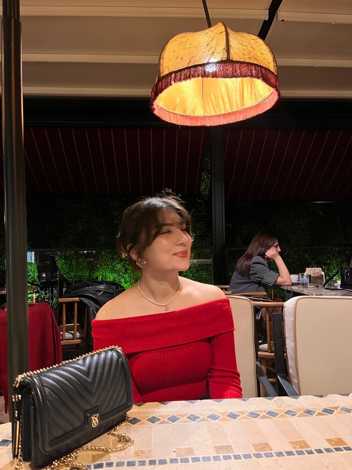 Kırmızı Straplez stradi bluz - Görsel 4