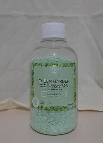 Beden CHIC NAIL Green Garden Manikür Pedikür Banyo Tuzu