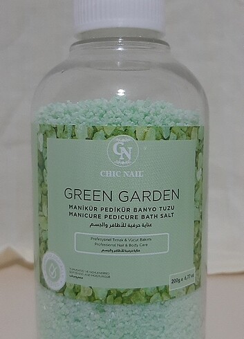  Beden Renk CHIC NAIL Green Garden Manikür Pedikür Banyo Tuzu