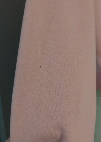 Pembe Yarım Fermuarlı Kadın Sweatshirt - Görsel 2